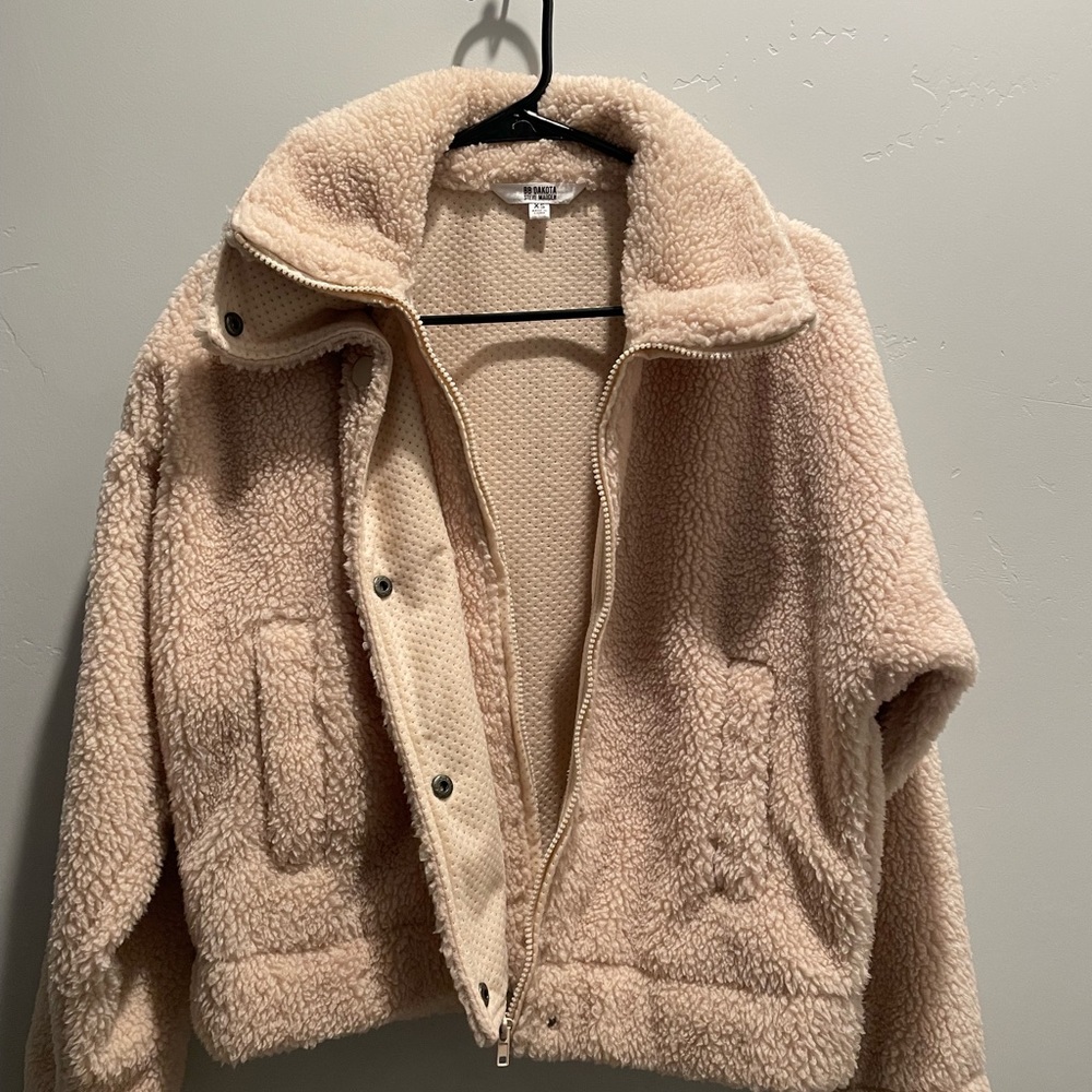 BB Dakota Cream Teddy Jacket